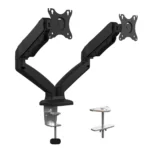 dual arms gas spring aluminum and plastic monitor mount LD-MM22